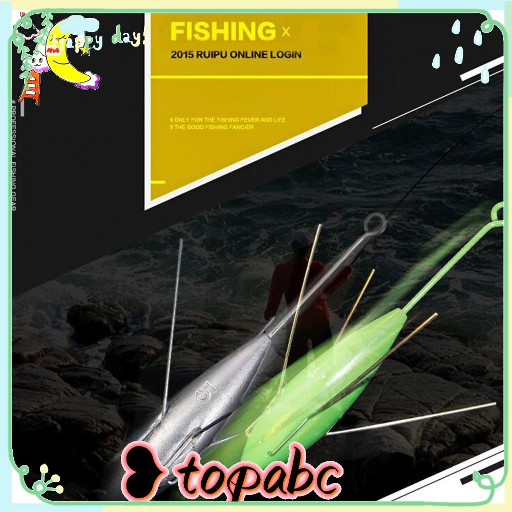 TOP Memancing Jatuh Tajam High Quality Pemberat Garis Sinkers Pengait Konektor Kuningan