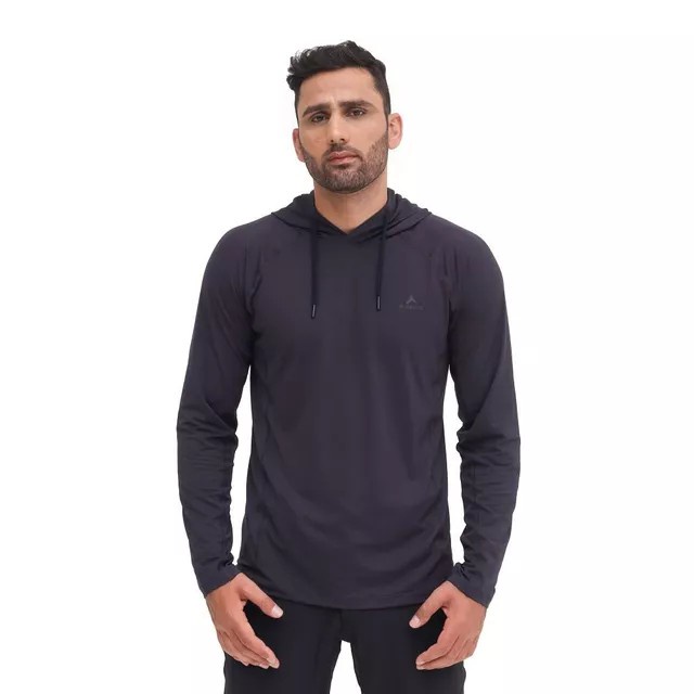 EIGER HOODIE PRIA MENS TROPPLE HOODIE 2.0 T-SHIRT - NAVY