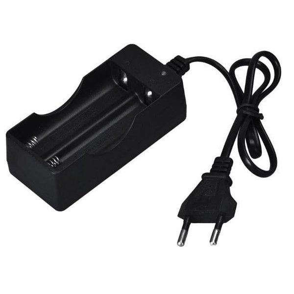 Alat Cas Casan Baterai Batre Charger SwatcPowerbank Deskop Baterai Lithium Senter Laptop Vape Powerbank 18650 1000mAh 4.2V Volt Dual Battery Kabel 2 Slot 240V Non LCD