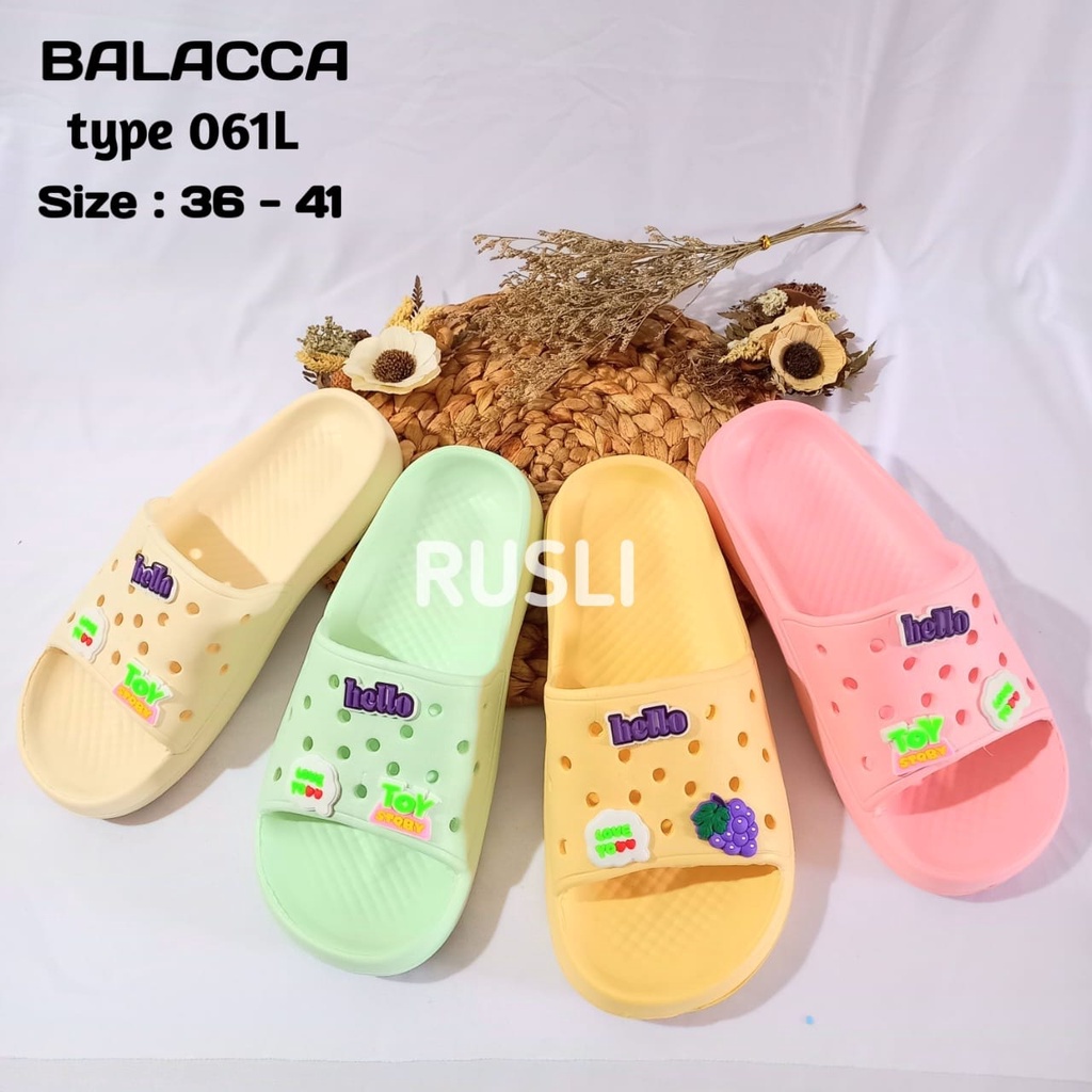 Sandal Santai Wanita Sweet Kokop Tebal Balacca 061L