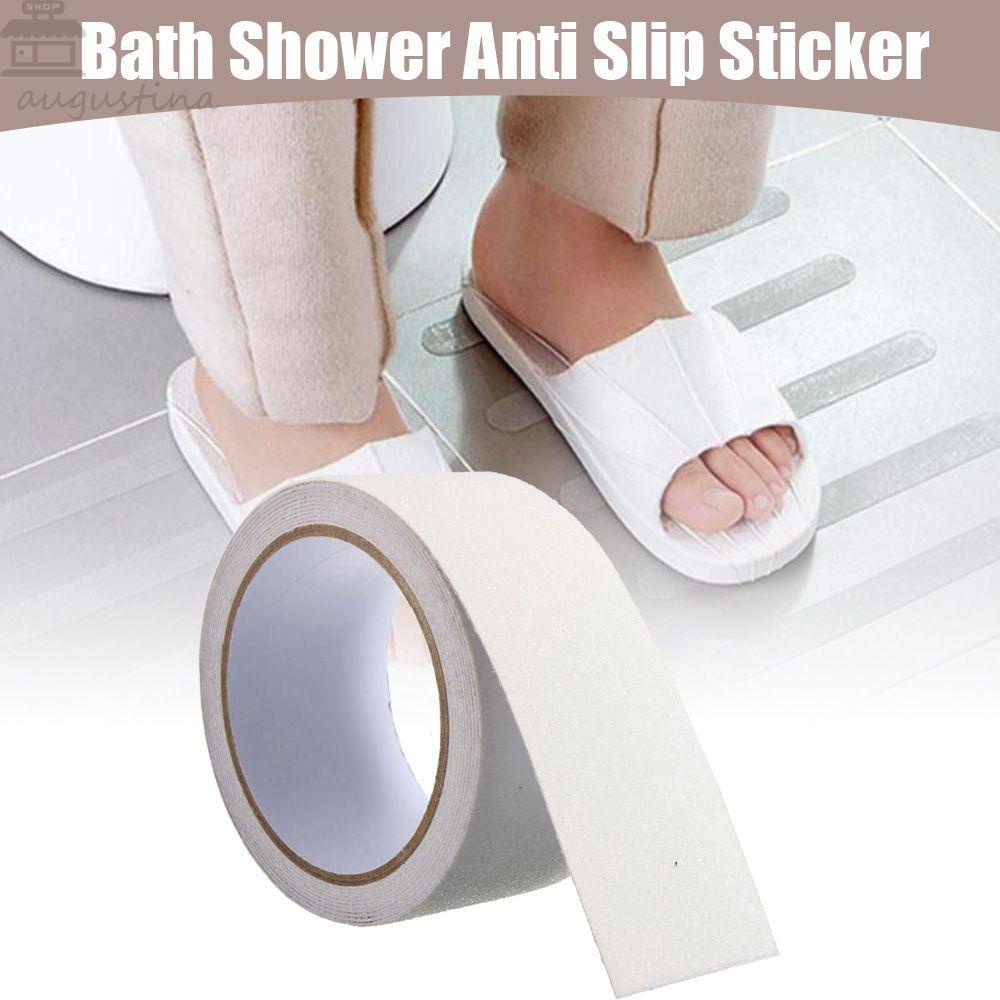 AUGUSTINA Lakban Anti Slip Aman Karet Berbahaya Gesekan Tinggi Perekat Pad Flooring Strips