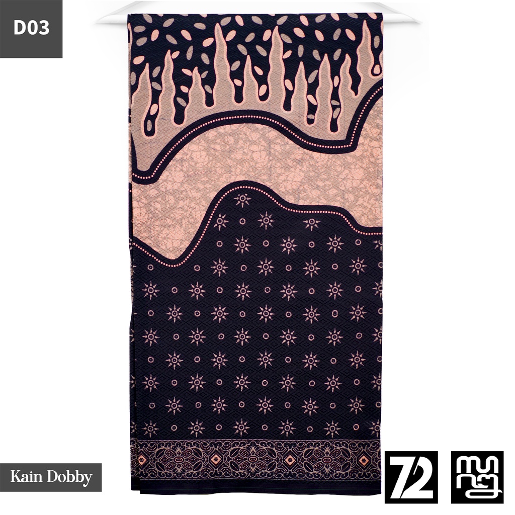 KAIN BATIK DOBBY Premium Motif Lapis Truntum Warna Merah 723928 Cap 72