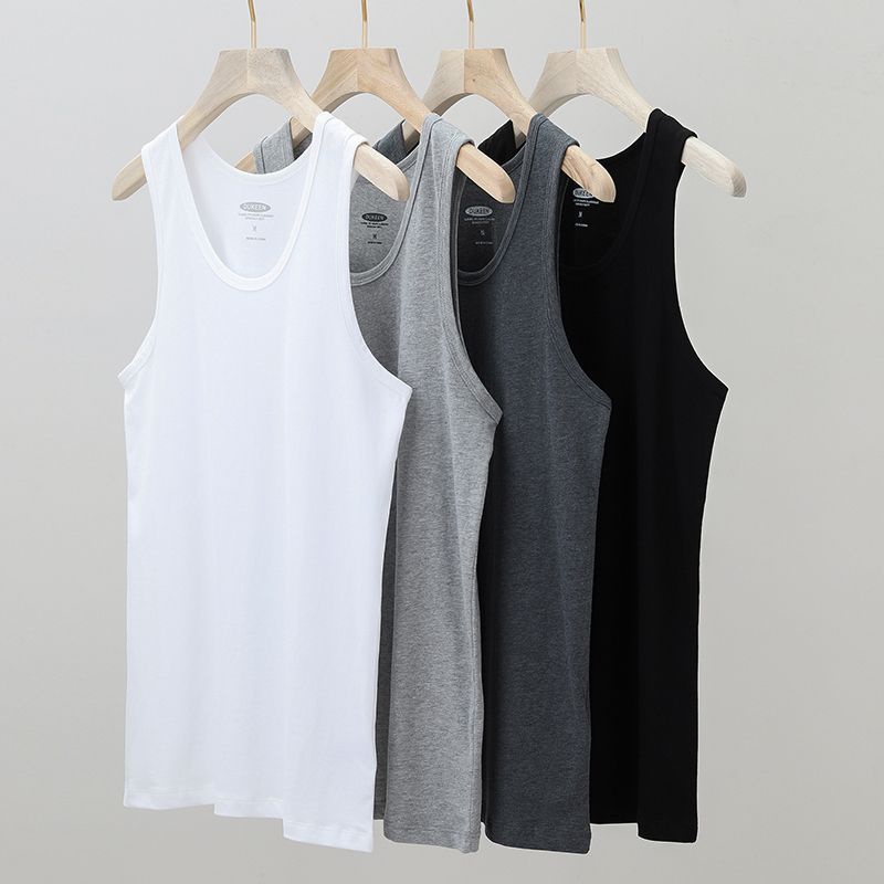 Singlet Pria Polos Cotton Combed Tanktop Pria Kaos Dalam Pria