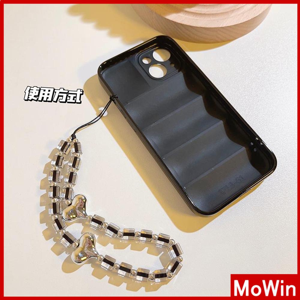 Case Ponsel Lanyard Gelang Manik-manik Berwarna-warni Yang Indah Berbagai Macam Gaya Smiley Heart Beads Kompatibel dengan Casing iPhone Berbagai Macam Warna