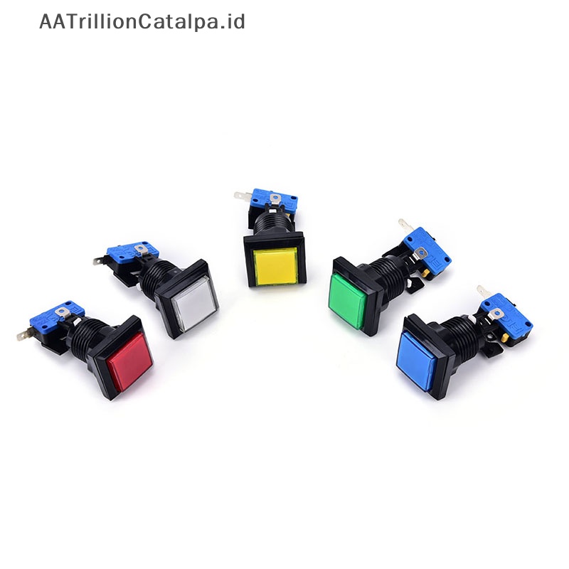 Mesin game kotak 33mm kaiwarillion naomatalpa 33mm tombol tekan arcade marocco illuminated push button