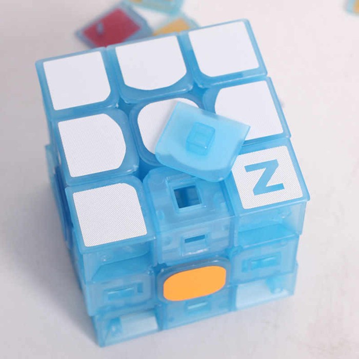 Rubik Z-Cube 3x3 Luminuous Blue ZCube 3x3x3 Glow in the Dark