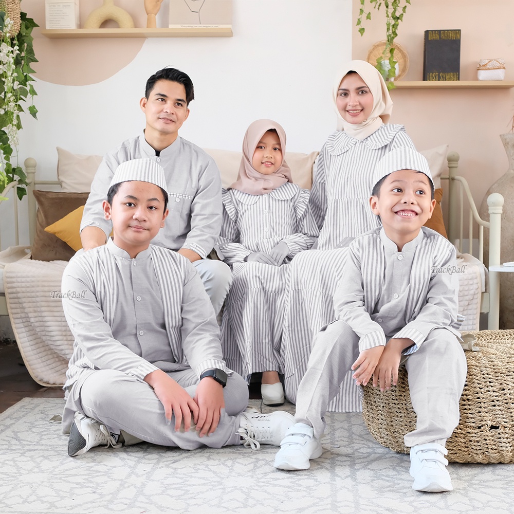 BAJU REMAJA DEWASA GAMIS WANITA  SALUR DAMAR GAMIS MOM