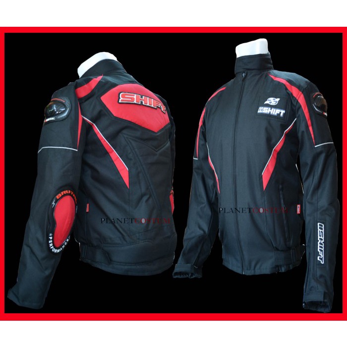 Jaket Rompi Motor Touring Shift Flm BRUTAL Contin Respiro Merah XXL
