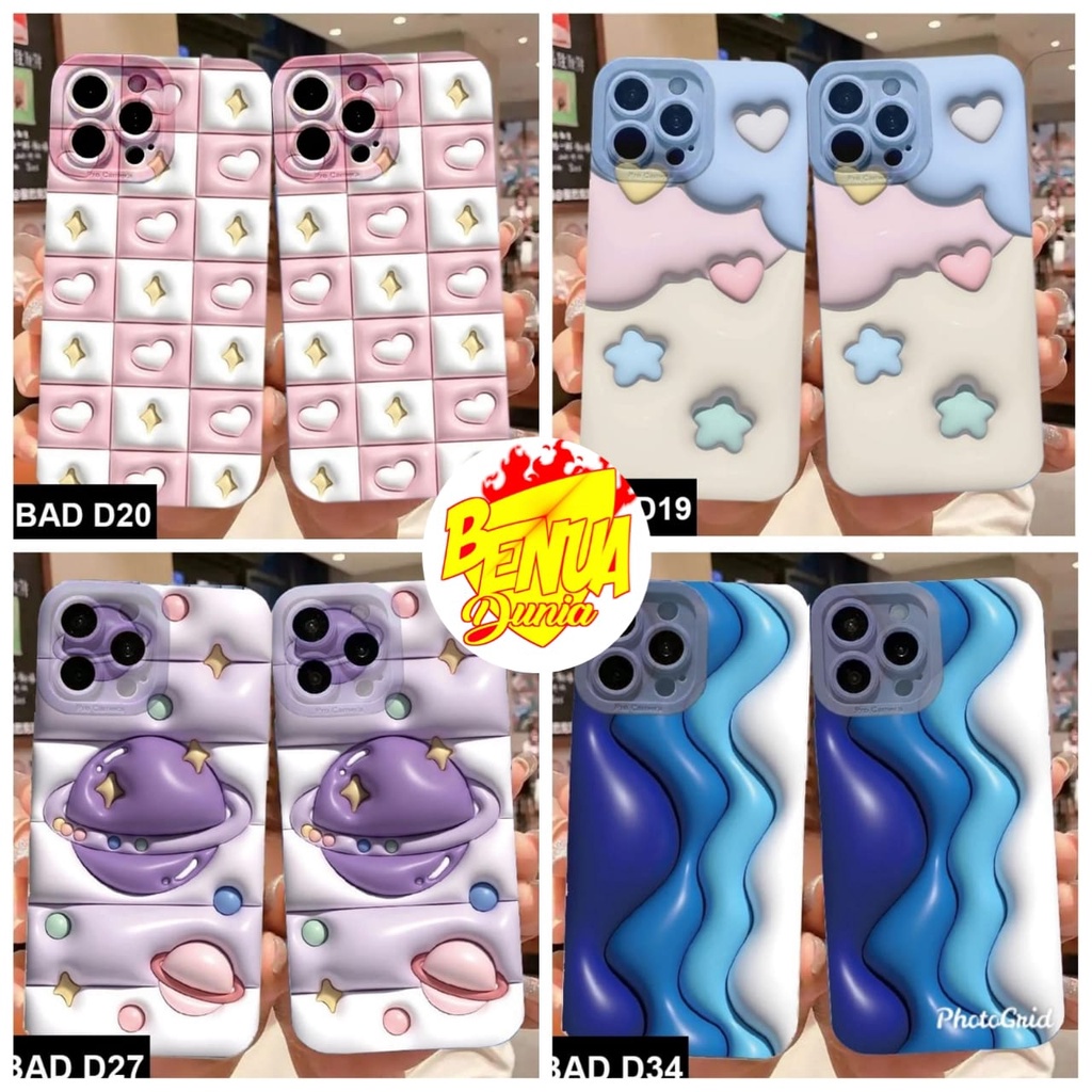 CASE MOTIF REDMI NOTE 12PRO 4G SOFTCASE MOTIF AKSEN 3D - BD