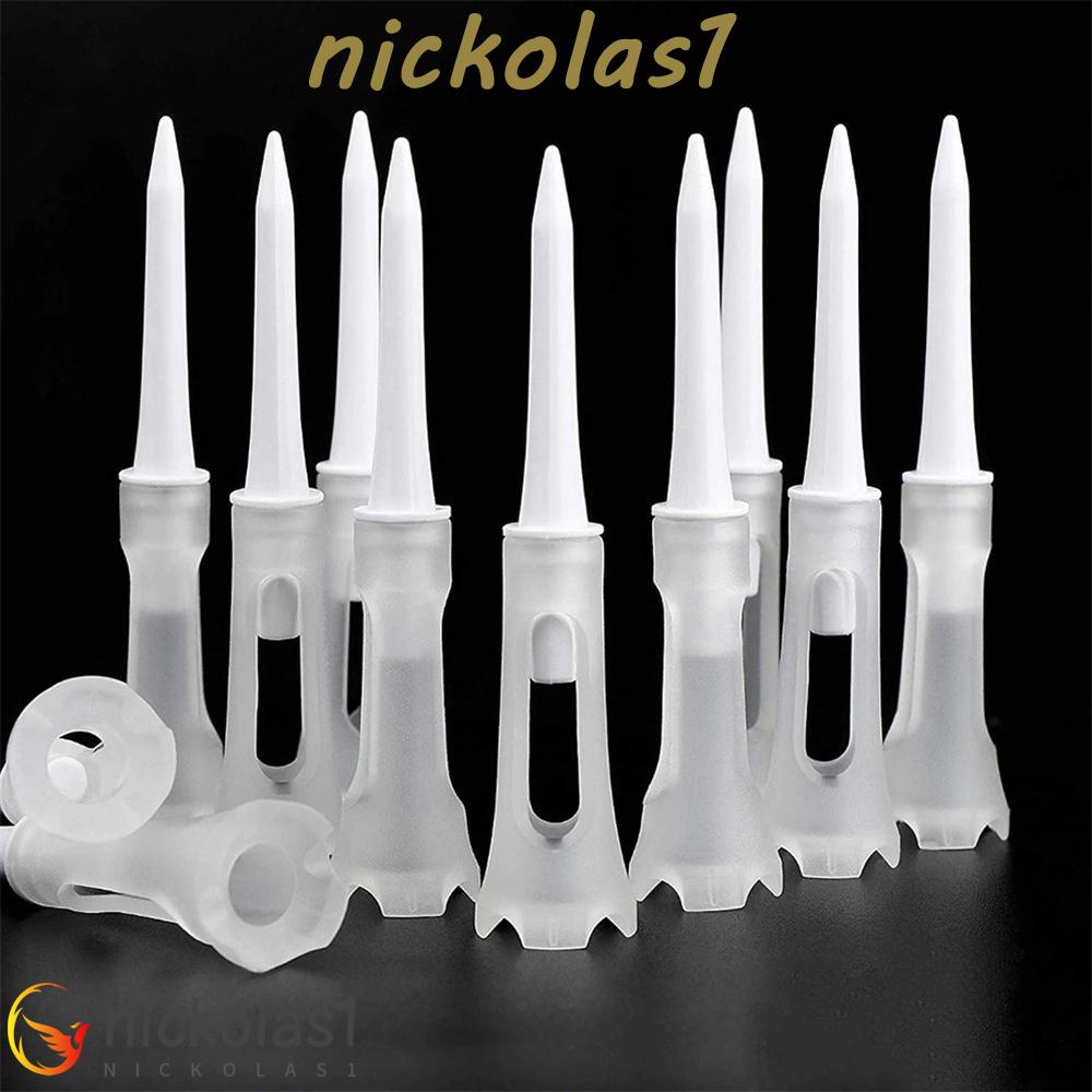 NICKOLAS1 Golf Tees 83MM Plastik Aksesoris Golf Outdoor Cushion Latihan Golf Tahan Rendah