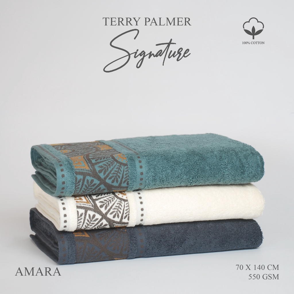 Handuk Mandi Dewasa Signature Amara by Terry Palmer ukuran 70 x 140 cm