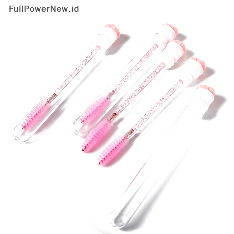 Power 5PCS Elash Extension Alat Sikat Alis Bulu Mata Maskara Wands Tube Reusable ID