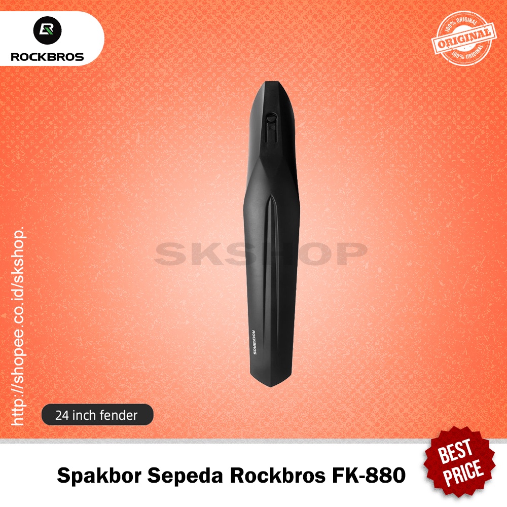 Slebor Sepeda Rockbros FK880 Spakbor Pelindung Percikan Air Sepedah Telescopic Road Bike Bicycle MTB