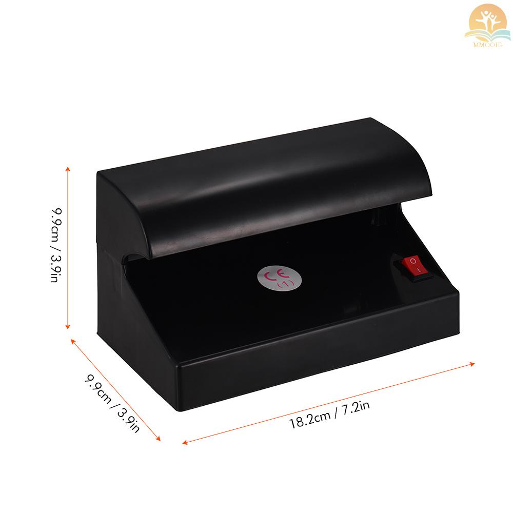 In Stock Portable Desktop Multi-Currency Money Detector Uang Tunai Palsu Kertas Checker Tester Lampu UV Tunggal Dengan Saklar ON /OFF Untuk EURO POUND