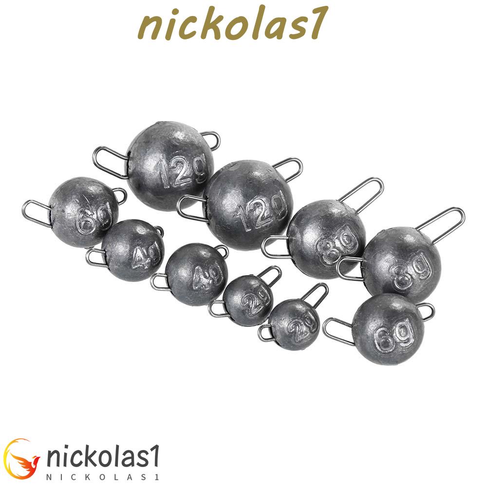 NICKOLAS1 Memancing Memimpin Portable 5 Pcs Memimpin Jig Pancing Kepala Soft Lure Weight Match Lead Sinker