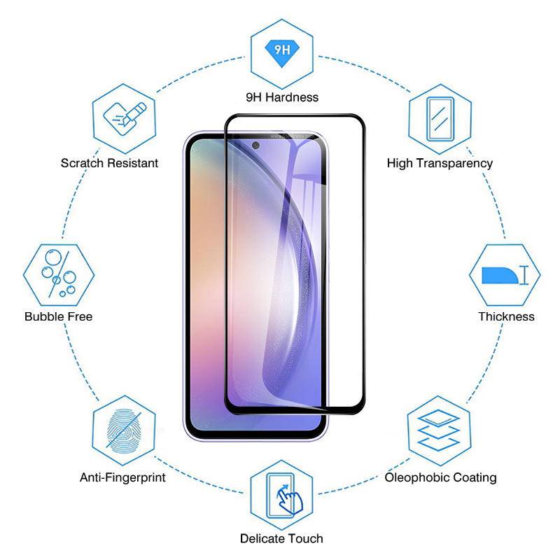 2pcs Film Tempered Glass Full Cover Untuk Lnfinix10 10s 11 12 20 30 8 9 Lite Play NFC Pro 2022 4G 5G Pelindung Layar Untuk lnfinix 10i 10t 11s 12i 20i 20s 30i