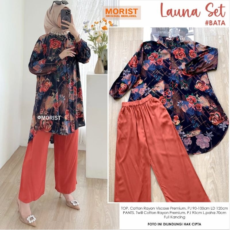 LAUNA SET ORI MORIST | Ld120 Cotton Rayon Viscose Premium