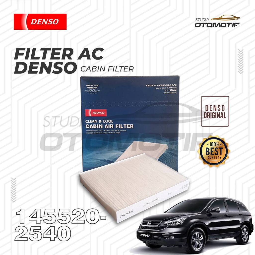 FILTER KABIN AC CRV GEN 3 GEN 4 2007-2016 DENSO 2540 ORIGINAL FILTER CABIN