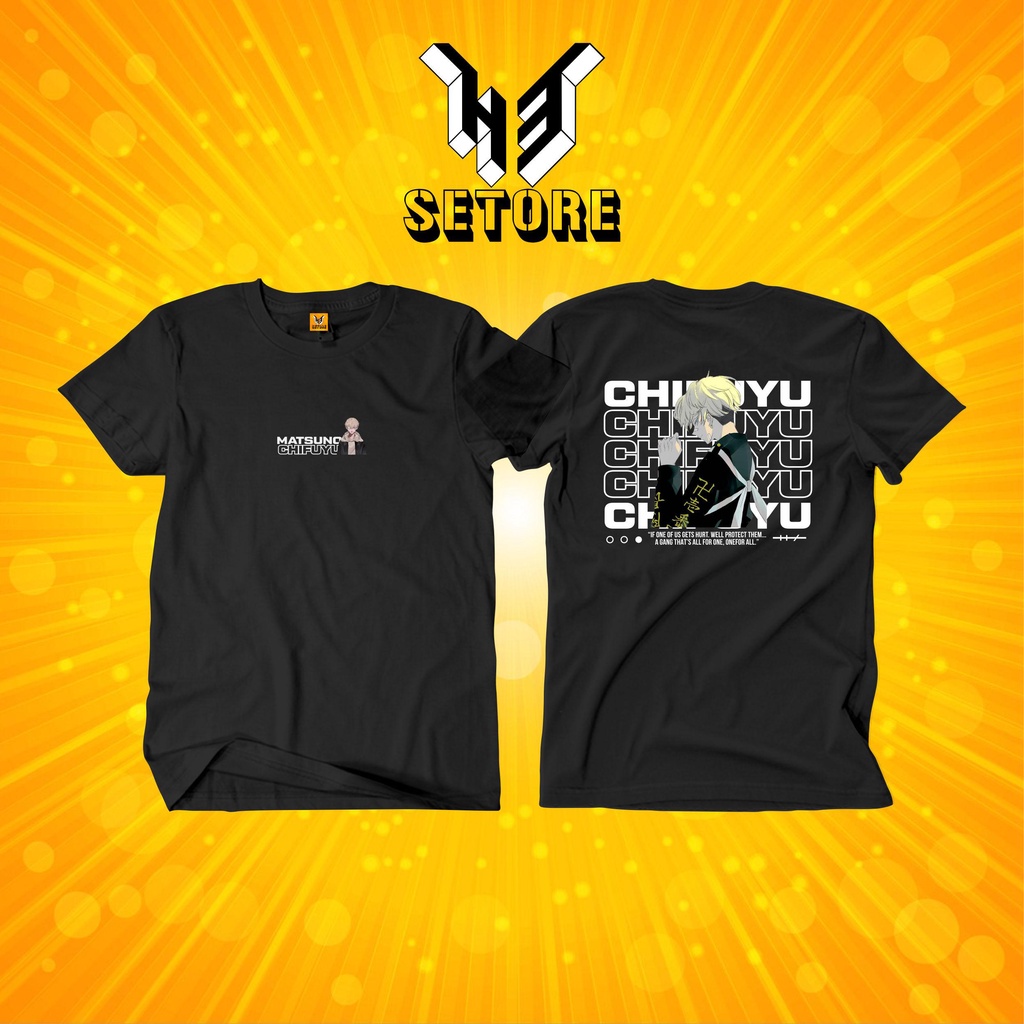 Kaos Baju Anak TOKYO REVENGERS MATSUNO CHIFUYU KEISUKE BAJI Kaos Anime