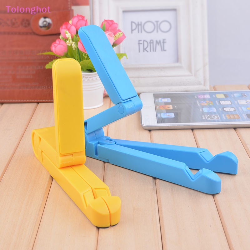 Tolonghot&gt; Holder Ponsel Tablet Lipat Universal Adjustable Desktop Stand Support Untuk IPad IPhone Table Stabilizer well