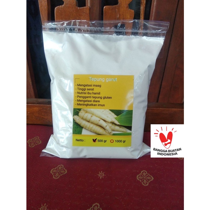 

Tepung garut 500gr