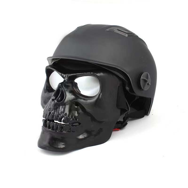BABYBOZ -  GHOST RIDER TOPENG MASKER TENGKORAK MOTOR PAINTBALL AIRSOFTGUN MASK RIDER RIDING SKULL FACE MASK