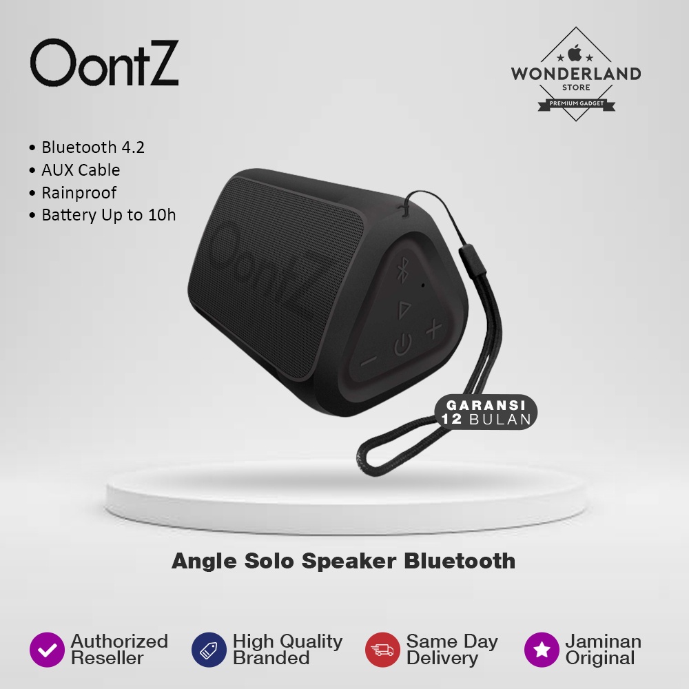 Oontz Angle Solo Bluetooth Mini Compact Size Dual Mode Speaker Super Bass - Wonderland Store Malang