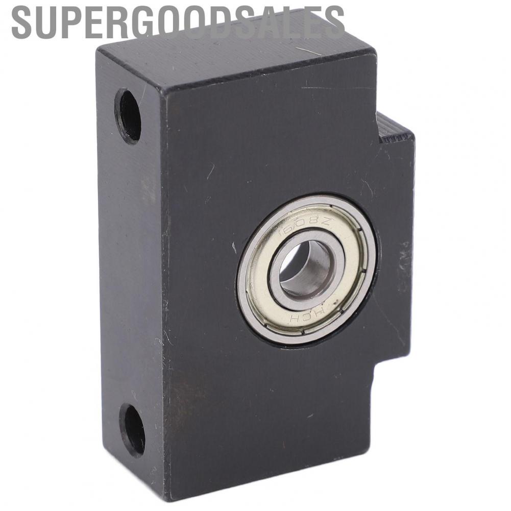 Supergoodsales Ball Screw End Support  Carbon Steel Stable Working Ballscrew Bearing Block Durable for Replacement