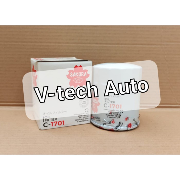 Oil Filter Oli Yanmar 4TNV 12915035170 11900535151 C-1701 C1701 Sakura