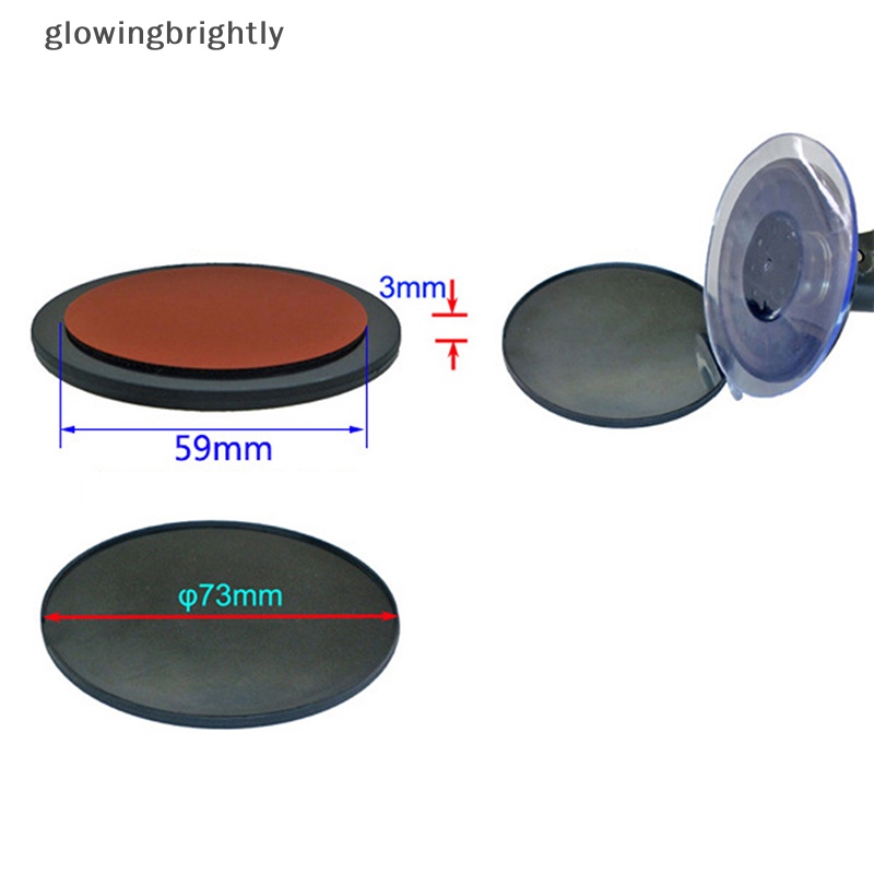 [glowingbrightly] Suction Cup Holder Base Disk Untuk Dashboard Mobil Kaca Depan Perekat PU Silicone TFX