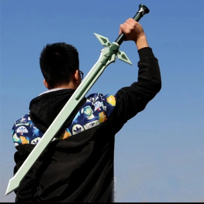 FIGURE SHOOPU Replica Pedang Kayu Kirito Sword Art Online SAO - Hitam LIMITED STOCK