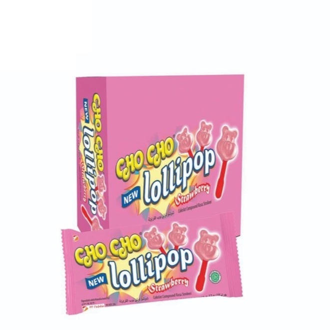 

Cho Cho Lollipop Strawberry 1 pack isi 24 pcs ORIGINAL