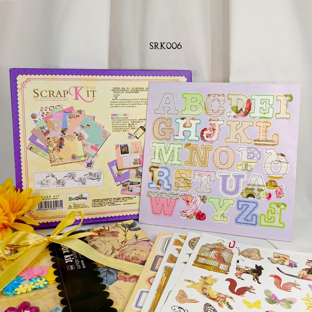 

Sticker Kit Dekorasi Diary Scrapbook Yellow SRK006