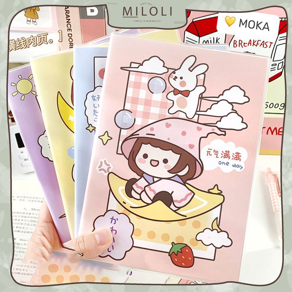 

[MILOLI] 1Pcs Buku A5 Notebook LINE CHARACTER Buku Tulis A5 Buku Catatan Garis - E0044