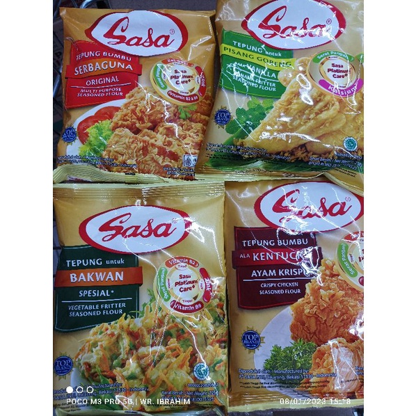 

Sasa Tepung Bumbu Kentucky Ayam Crispy 210 / 225 gr