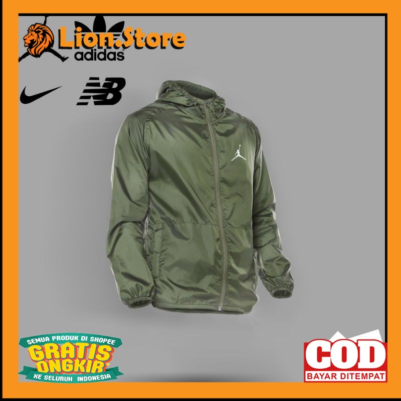 PARASUT JAKET OUTFIT KEREN TRENDY /Jaket Olahraga Pria Wanita Sepeda Lari Running Pembakar Lemak Ori