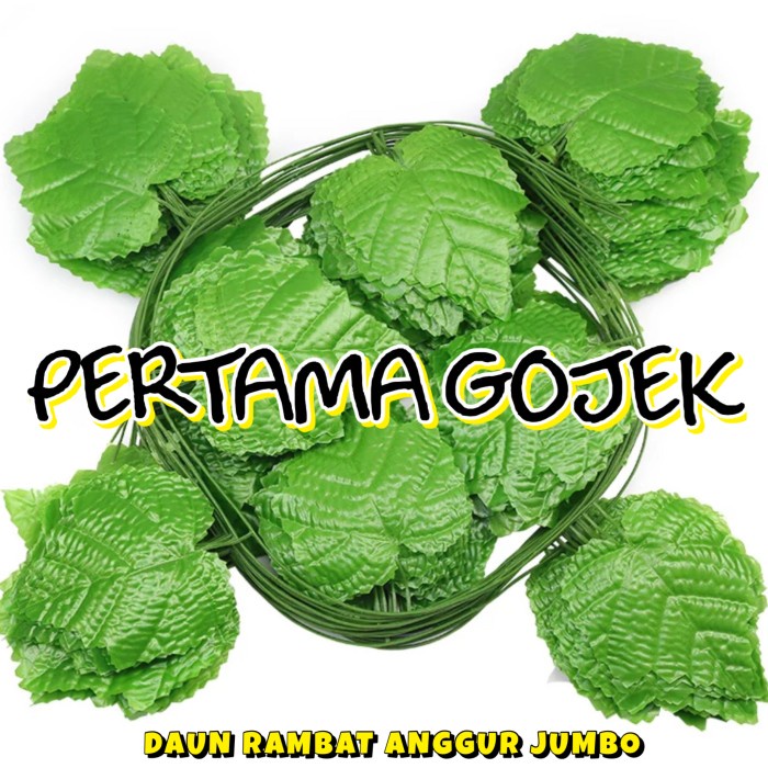 Lusinan Rambat Besar Jumbo/Rumput Plastik/Bunga Merambat Plastik/Dekor - ANGGURJUMBO
