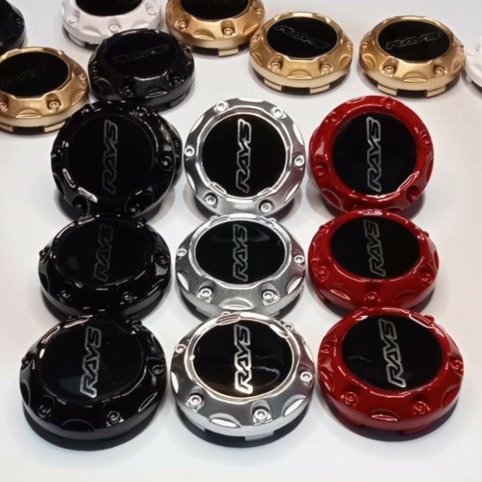 TUTUP DOP VELG RAYS TE37 SL - Hitam