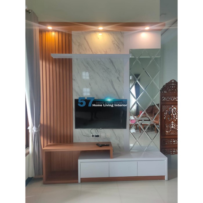 Partisi Penghias Ruangan Bahan Plywood HPL