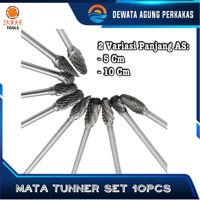 Mata Bor Tuner Set Panjang Pendek Mata Cuner Tungsten Mata Porting