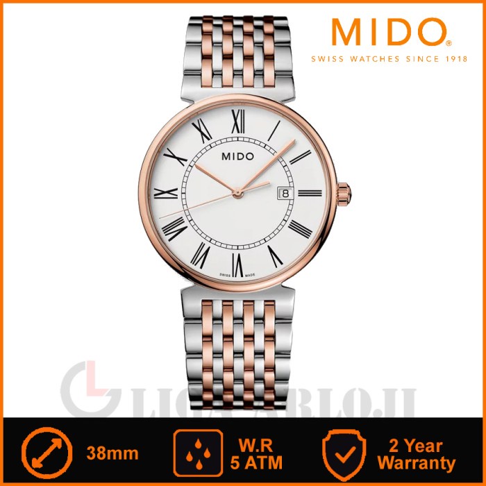 MIDO M033.410.22.013.00 - Jam Tangan Unisex - Dorada - Swiss Made