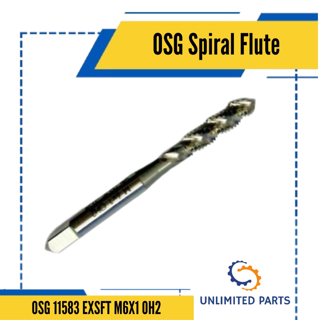 OSG Spiral Flute Tap OSG 11583 EXSFT M6X1 OH2