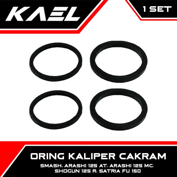 Oring Kaliper Cakram Satria FU & Arashi & Arasi & Smash Karet Seal Sil Piston Kepala Babi Depan