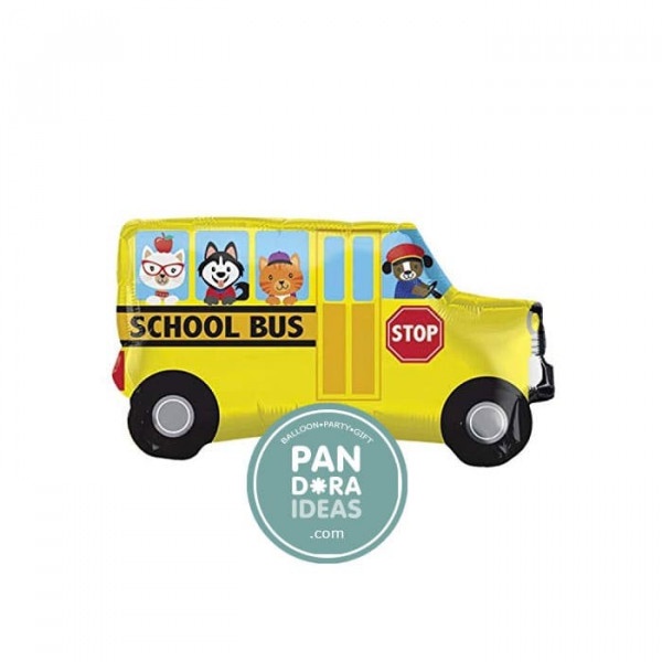 Balon Foil Mobil School Bus | Yellow School Bus Balloon