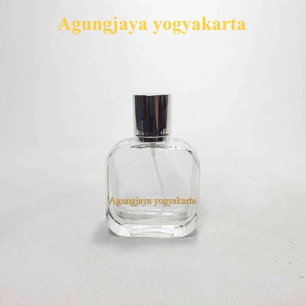 Botol Parfum Lacoste 50 ML Drat Silver /  Botol Parfum Kosong Lacoste / Botol Parfum 50 ml / Botol L