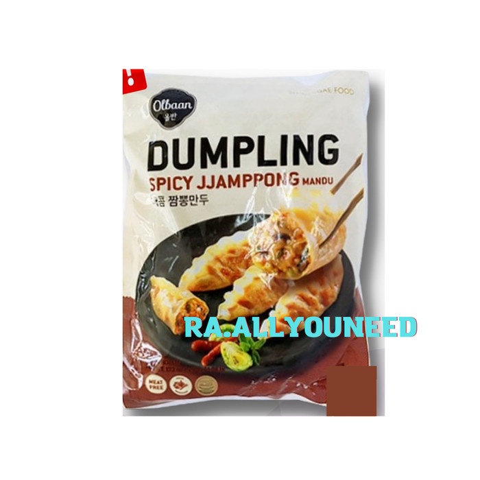 

Olbaan Spicy Jjampong Mandu Dumpling 490 gram