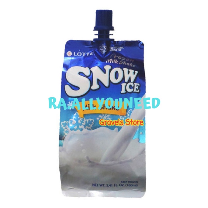 

Snow Ice Milk /Es Rasa Susu Vanila (160ml x 5pcs)