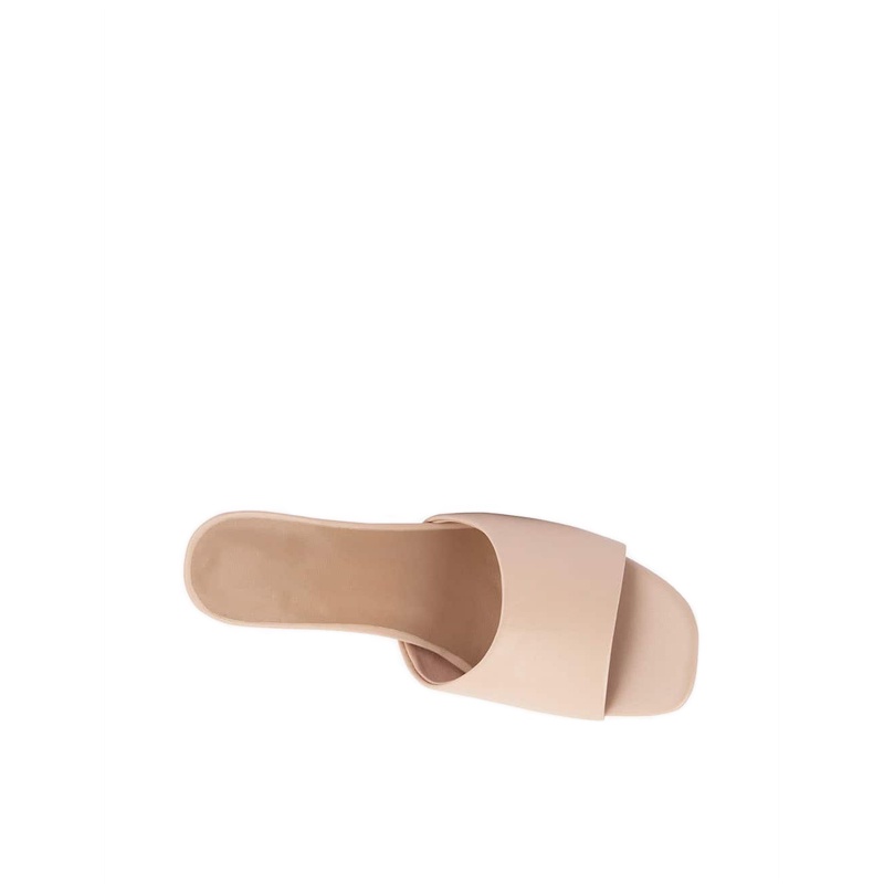 Payless Fioni Womens One Band Slide Heels - Nude_04