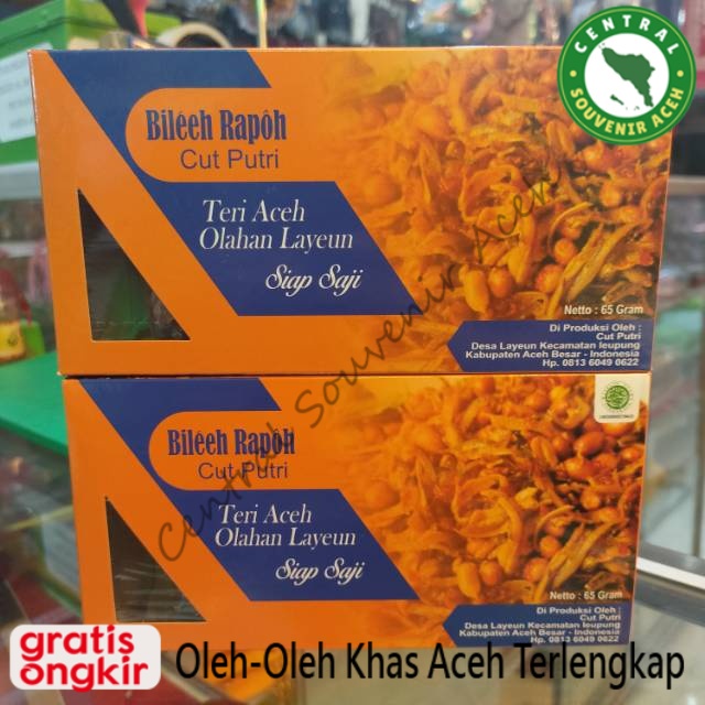 

Ikan teri goreng sambal Aceh | bileh rapoh siap saji