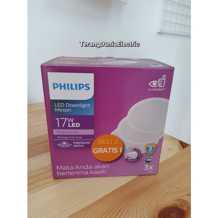LAMPU PHILIPS DOWNLIGHT LED 17 WATT TERMURAH